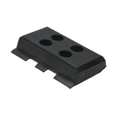 Kumipäällystetty telakenkä pultattava 180 mm F25