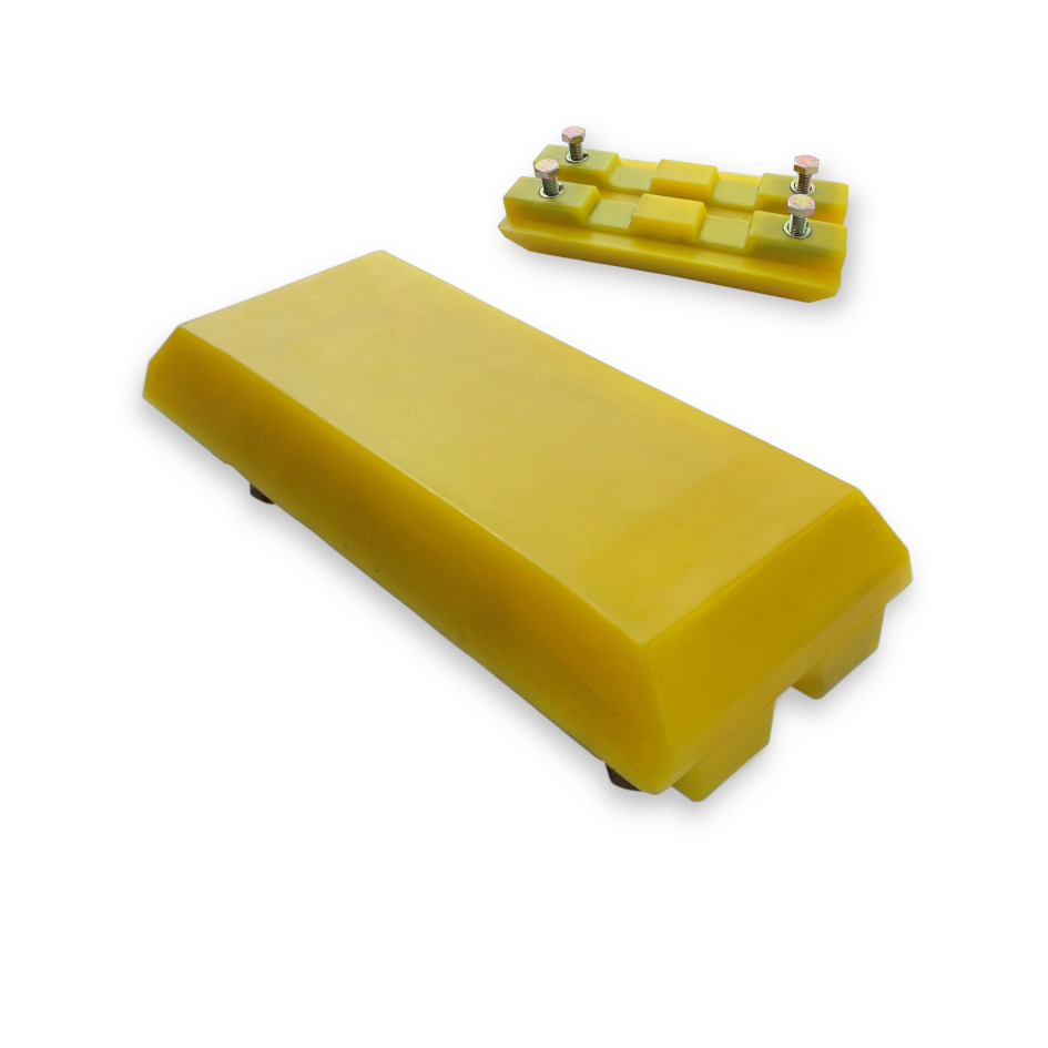 Bolt-on Polyuretaani päällystetty telakenkä 1/2 300mm